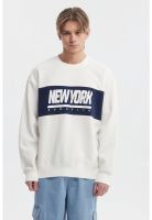 Polerón Hombre Oversize Cuello Redondo Crudo