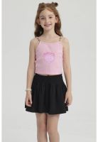 Peto Niña Rib Mostacilla Pabilo Rosado