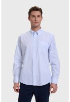 Camisa Hombre Mini Print Blanco
