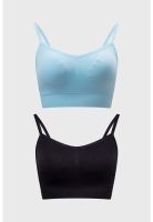 Sostén Mujer Bipack Peto Liso Celeste