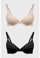 Sostén Mujer Bipack Copa Soft Liso Crudo