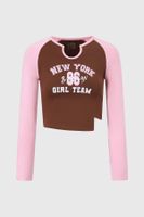 Polera Niña Print Rosado