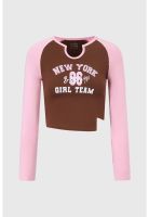 Polera Niña Print Rosado