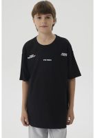 Polera Niño Costura Frontal Negro