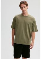 Polera Hombre Oversize Verde Militar