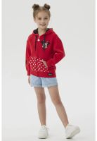 Polerón Niña Mickey Y Sus Amigos Rojo