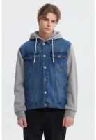 Chaqueta Hombre Denim Con Gorro Azul Claro