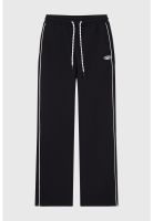 Pantalón Buzo Niño Calce Recto Con Pipping Negro