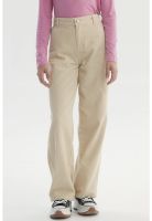 Pantalón Niña Wide Leg Beige