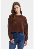 Polerón Mujer Slim Café