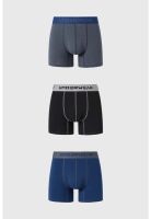 Bóxer Hombre Tripack Largo Azul Marino