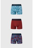 Bóxer Hombre Tripack Liso Burdeo - ll