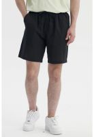 Bermuda Hombre Calce Recto Negro- Vlll