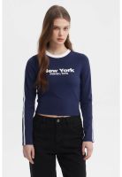 Polera Mujer Ciudad Azul