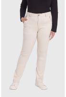 Pantalón Mujer Con Bolsillos Arena