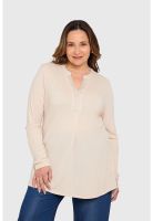 Polera Mujer Manga Roll Up Arena