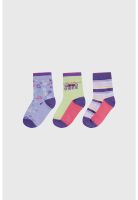 Calcetín Niña Tripack Lila