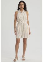 Enteritos Mujer Short Viscosa Naranjo