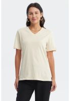 Polera Mujer Casual Beige Claro