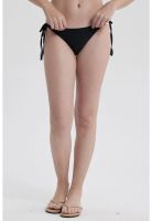 Traje De Baño Mujer Calzón Bikini Lazo Negro