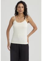 Peto Mujer Pabilo Básico Liso Crema