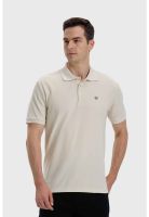 Polera Hombre Con Logo Beige