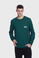 Polera Hombre Con Bolsillo Verde - ll