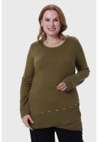 Polera Mujer Tejida Verde