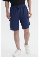 Bermuda Hombre Calce Recto Azul