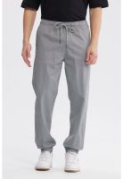 Pantalón Hombre Jogger Twill Gris