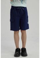 Bermuda Niño Cargo Gabardina Azul