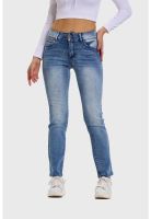 Jeans Mujer Flo Recto Azul - ll