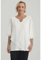 Polera Mujer Sin Hombros Y Pabilo Crudo