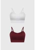 Sostén Mujer Bipack Peto Liso Café