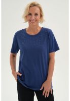 Polera Mujer Con Tachas Azul