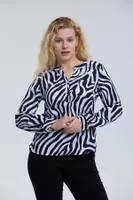 Blusa Mujer Satín Blanco