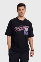 Polera Hombre Print Negro - VI