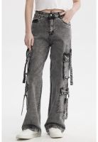 Jeans Mujer Calce Recto Negro - lX