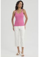 Peto Mujer Rib Pabilo Ancho Fucsia