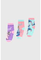 Calcetín Niña Tripack Celeste - lV