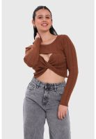 Sweater Mujer Café - ll