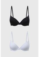 Sostén Mujer Bipack Copa Soft Liso Blanco