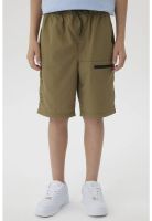 Bermuda Niño Con Cierre Verde Militar