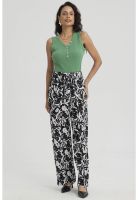 Polera Mujer Botones Pata Lisa Turquesa