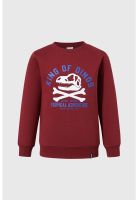 Polerón Niño Básico Con Print Rojo - lll