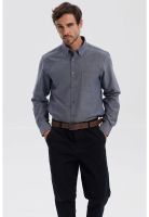 Camisa Hombre Oxford Azul