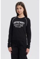 Polera Niña Cuello Redondo Negro