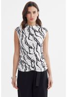 Polera Mujer Ajustado Crudo - lll