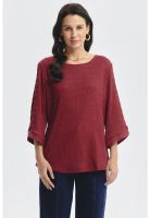 Polera Mujer Slim Rojo - lll
