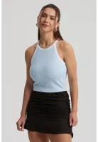 Polera Mujer Cuello Halter Celeste Claro